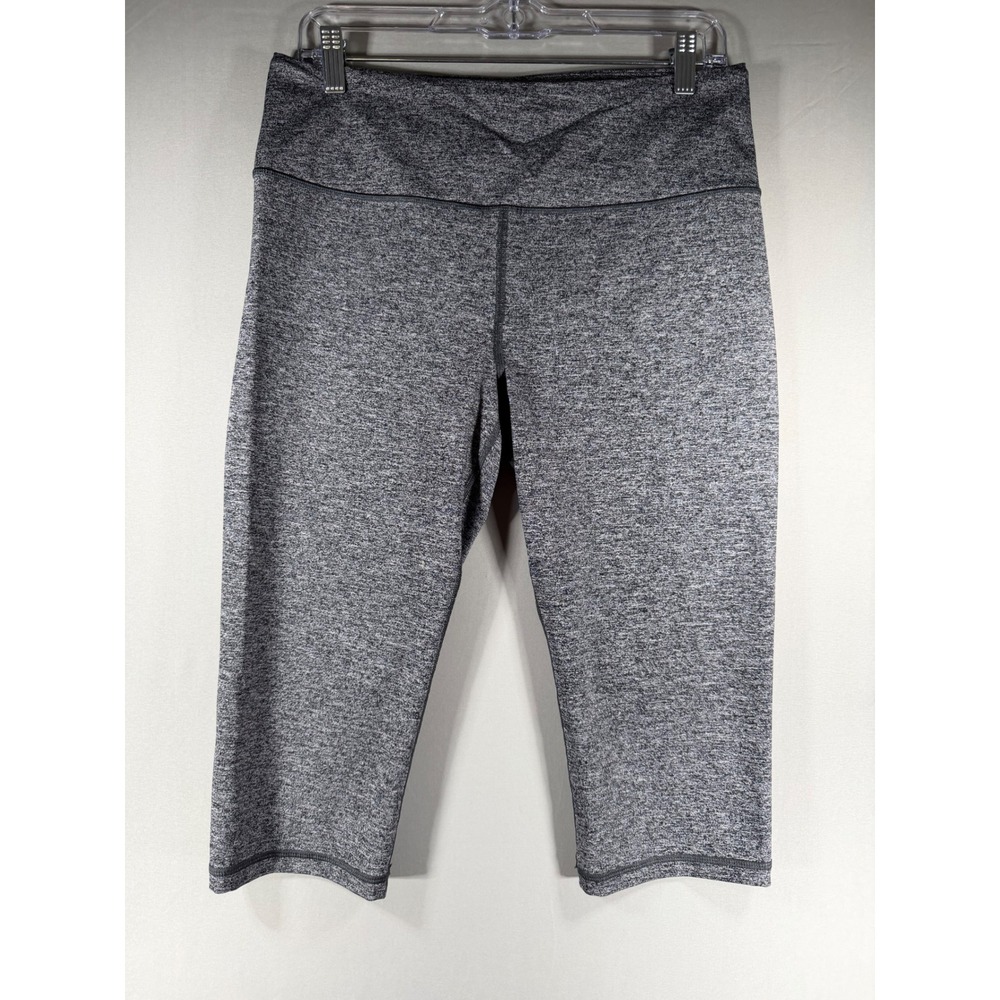 Victoria's Secret VSX Sport Knockout Crop Leggings Heathered Gray Large L/G